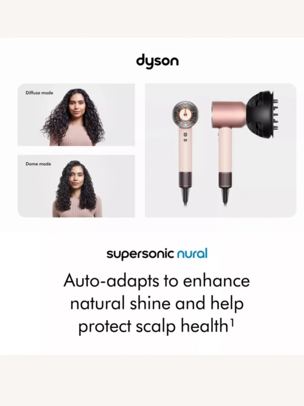 Special Edition Supersonic Nural Hair Dryer in Red Velvet